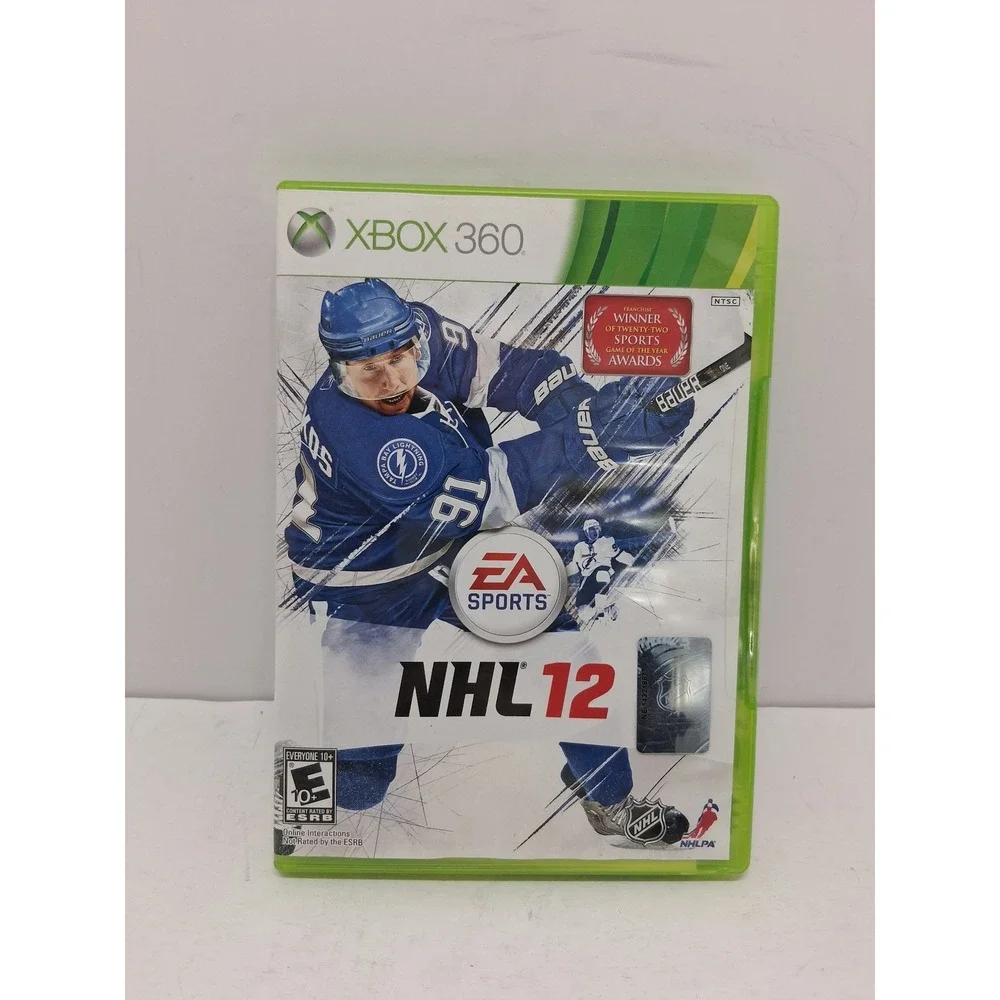 EA Sports NHL 12 Xbox 360 Hockey Video Game Steven Stamkos Cover NTSC